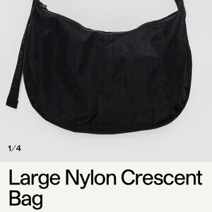 BAGGU large nylon crescent bag